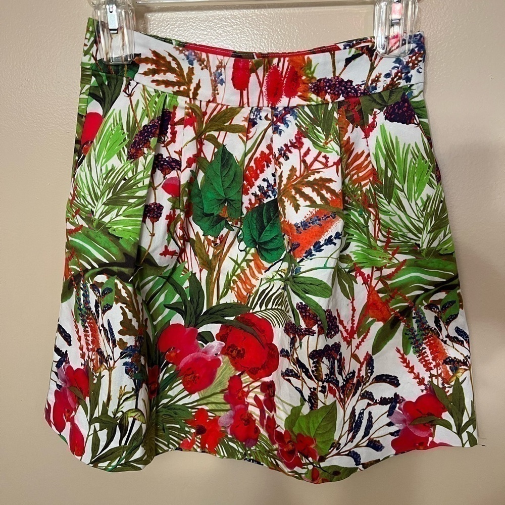 Hallhuber Floral Skirt Sz 34(Sz 6 US) EUC